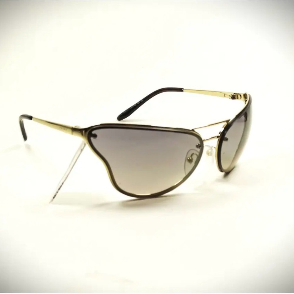 Prada Stylish Gold and Black Sunglasses - Picture 3 of 14